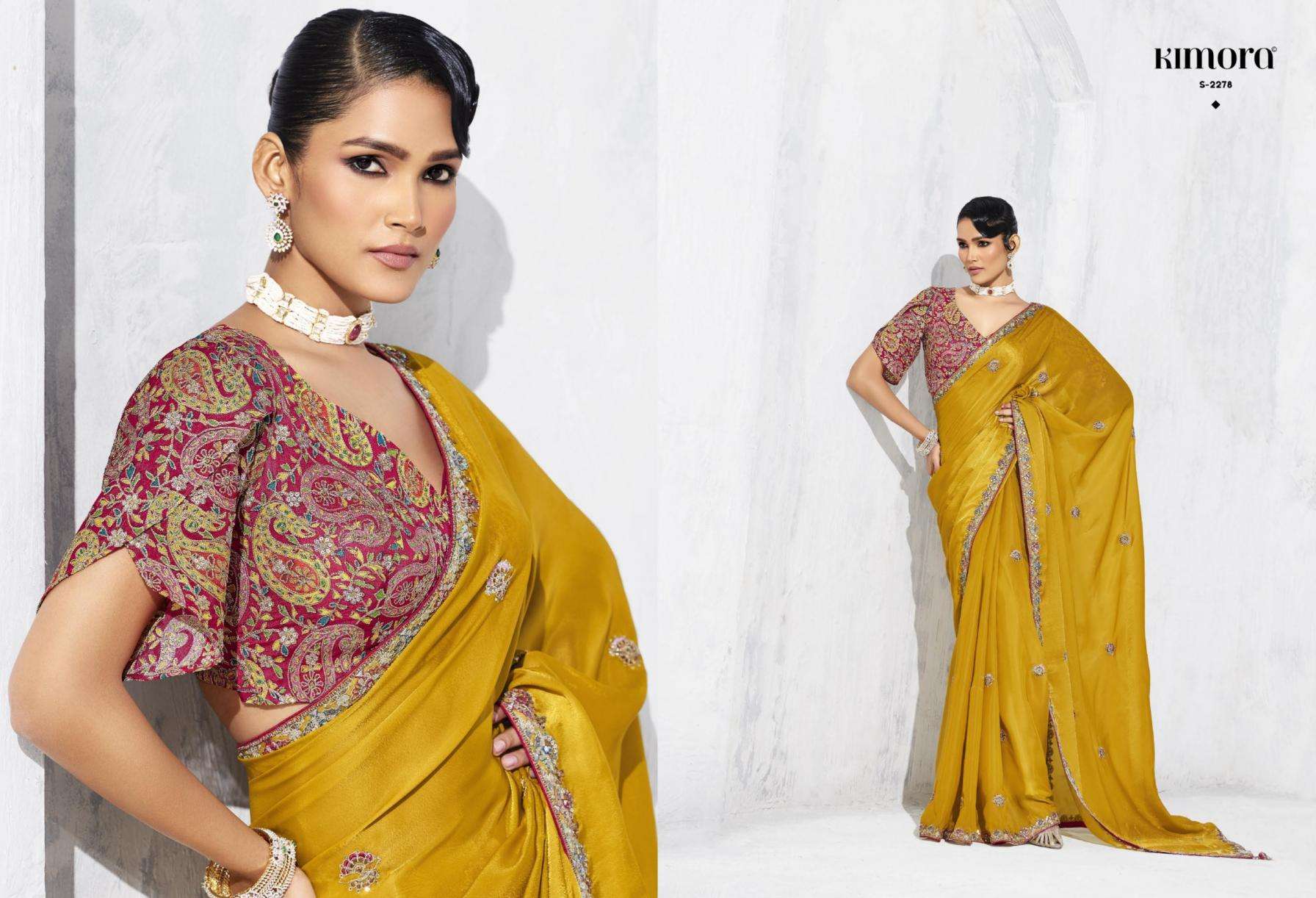 kimora presents lashkara glass tissue organza traditional sarees perfect for festivals