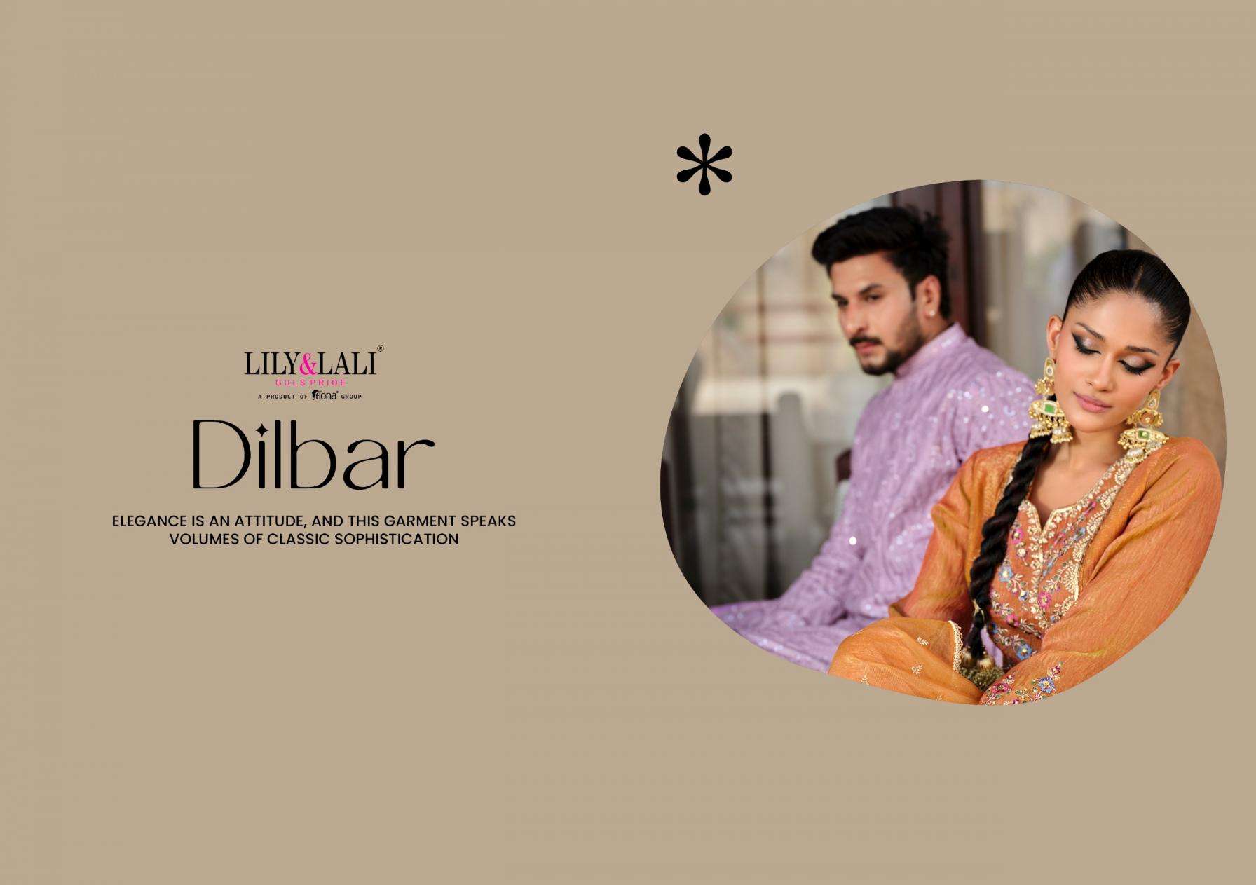 LILY & LALI PRESENTS DILBAR SIMMER SILK FANCY KURTIS CATALOG WHOLESALER AND EXPORTER IN SURAT
