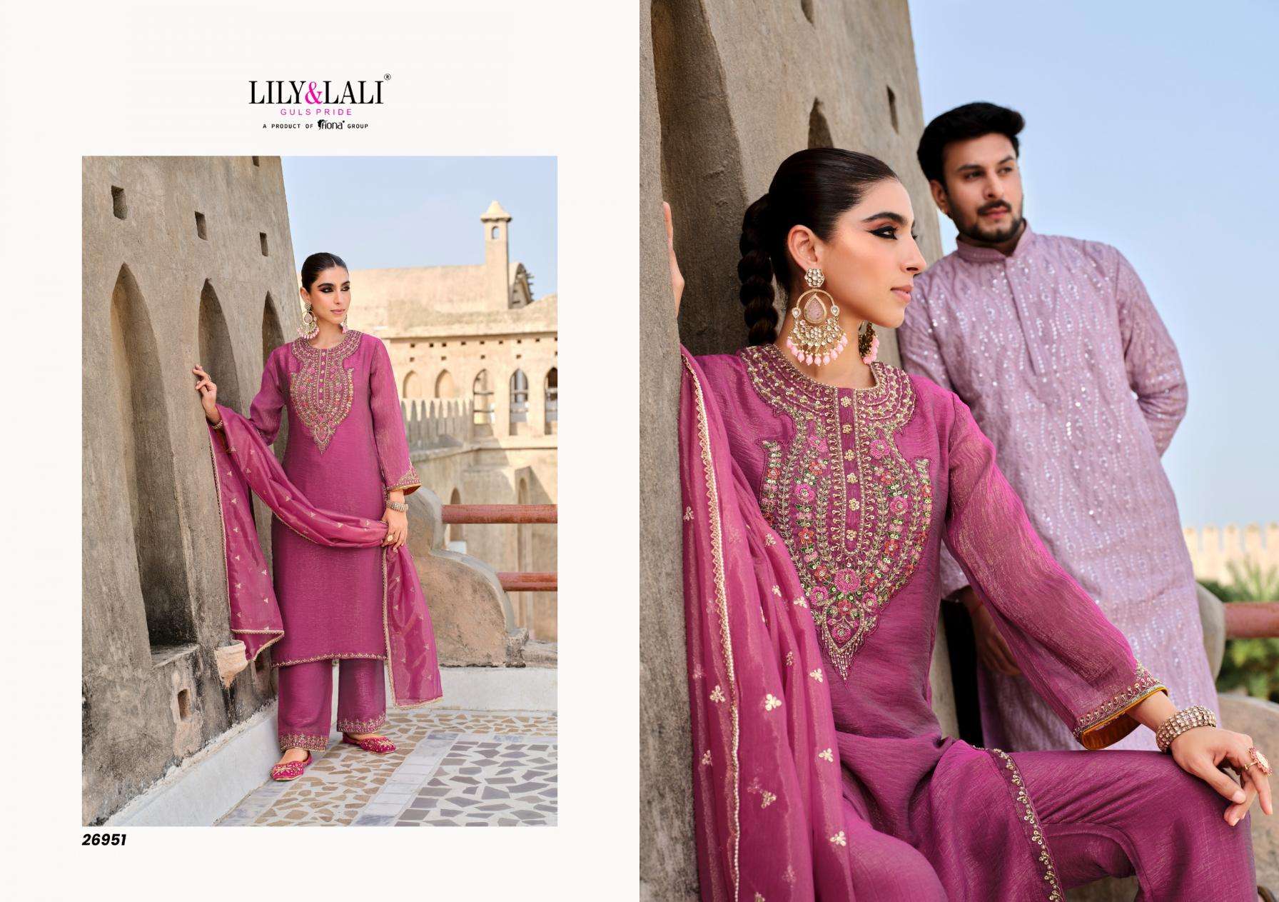 LILY & LALI PRESENTS DILBAR SIMMER SILK FANCY KURTIS CATALOG WHOLESALER AND EXPORTER IN SURAT