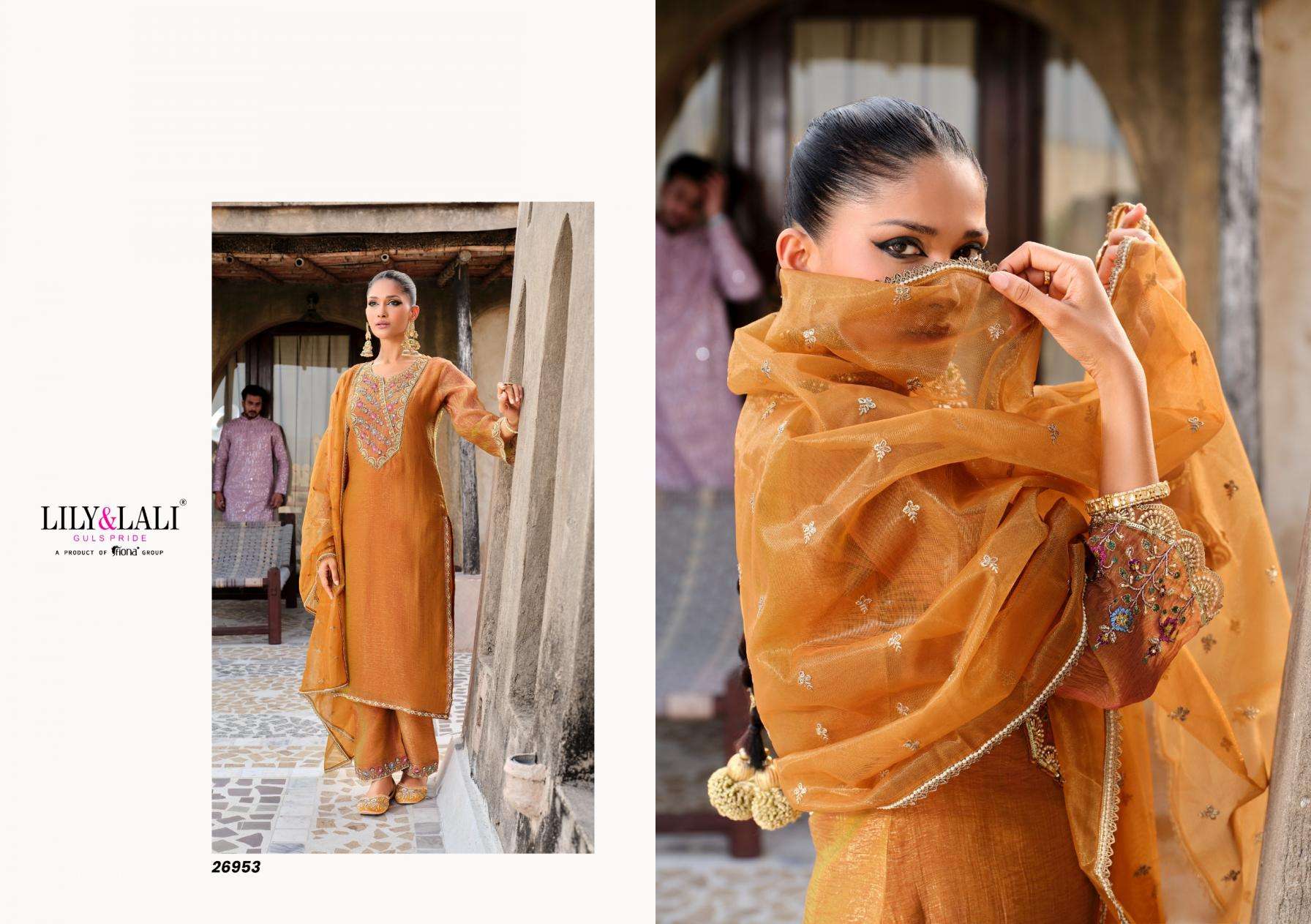 LILY & LALI PRESENTS DILBAR SIMMER SILK FANCY KURTIS CATALOG WHOLESALER AND EXPORTER IN SURAT