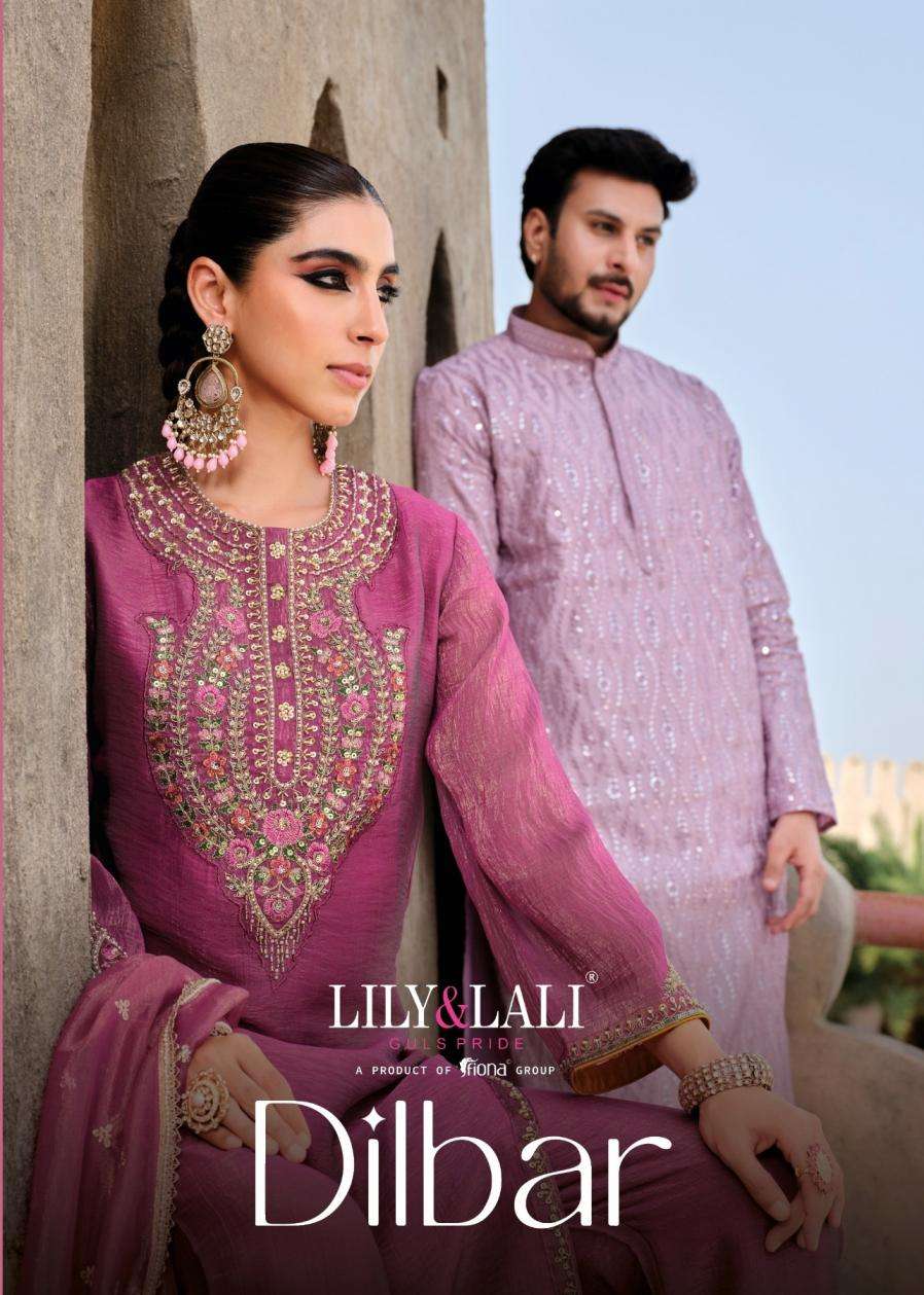 LILY & LALI PRESENTS DILBAR SIMMER SILK FANCY KURTIS CATALOG WHOLESALER AND EXPORTER IN SURAT