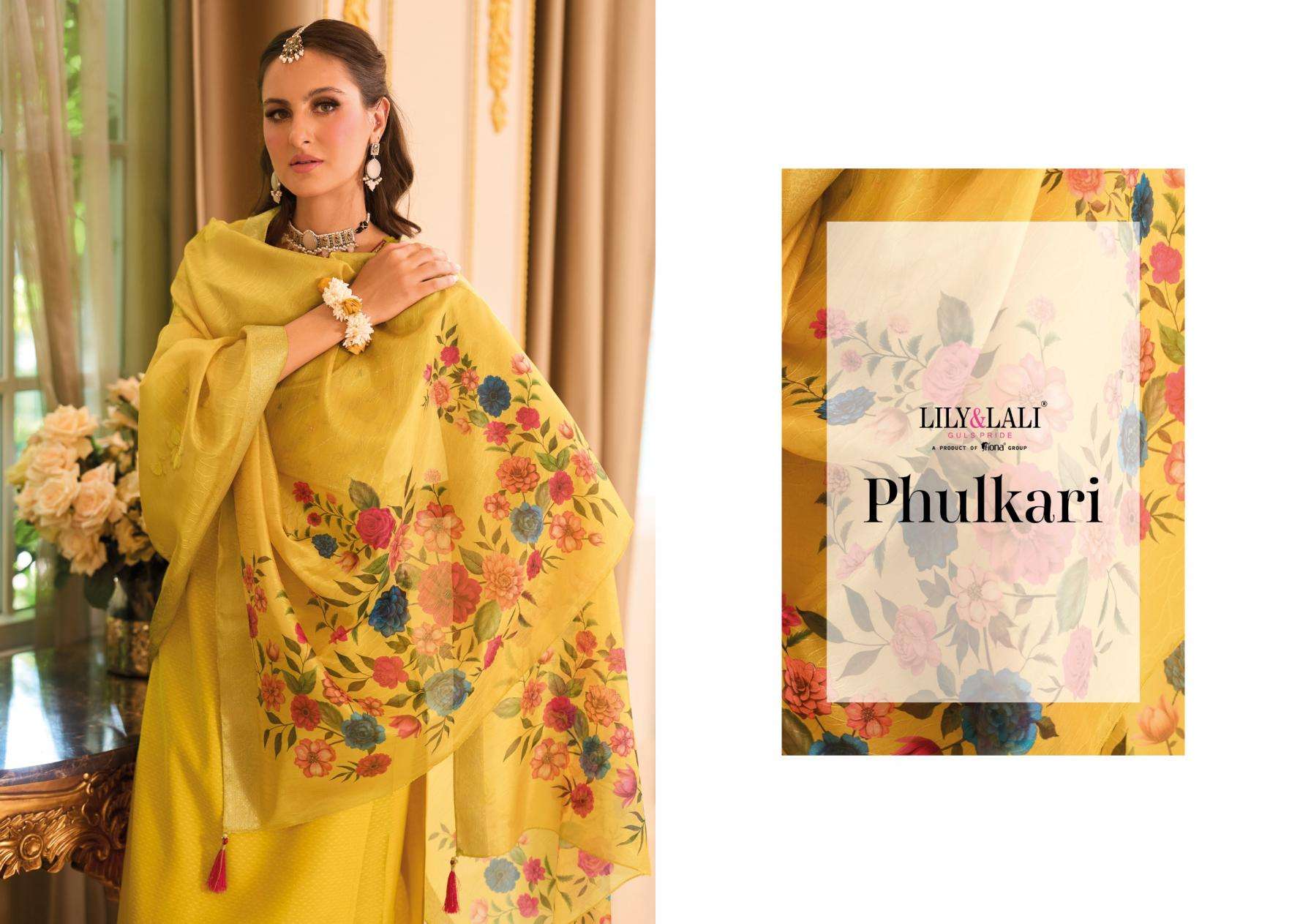 Lily & Lali Presents Phulkari Viscose Silk Shop Glamorous Styles Full Stitch 3pcs Kurtis Catalog Wholesaler And Exporter 