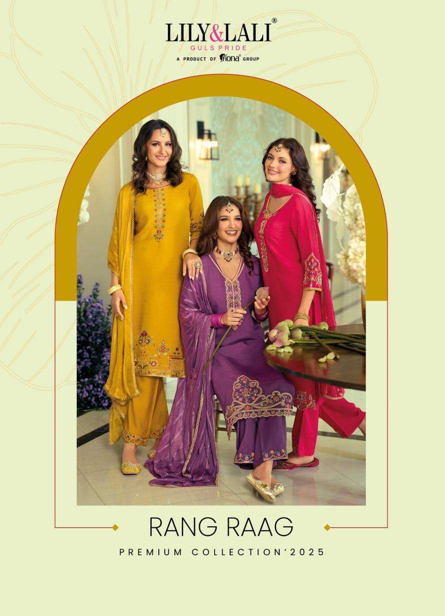 Lily & Lali Presents Rang Raag Viscose Silk Fully Stitch Exclusive 3pcs Kurtis Catalog Wholesaler And Exporter In Surat 