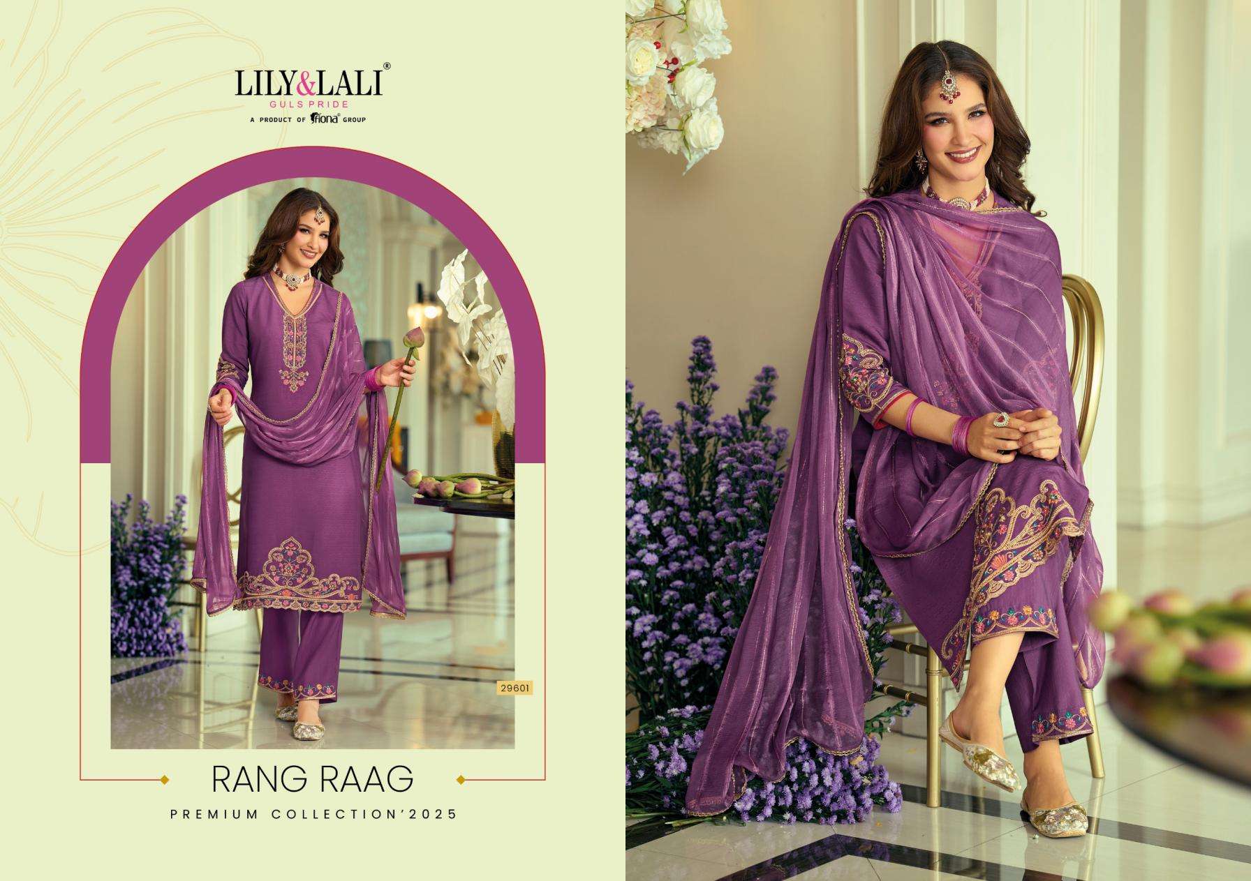 Lily & Lali Presents Rang Raag Viscose Silk Fully Stitch Exclusive 3pcs Kurtis Catalog Wholesaler And Exporter In Surat 
