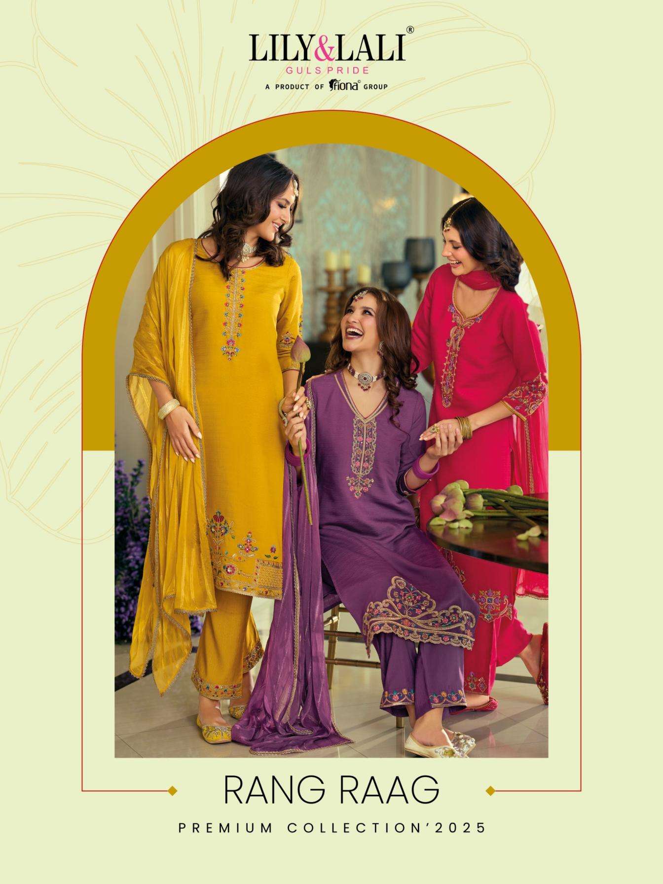 Lily & Lali Presents Rang Raag Viscose Silk Fully Stitch Exclusive 3pcs Kurtis Catalog Wholesaler And Exporter In Surat 