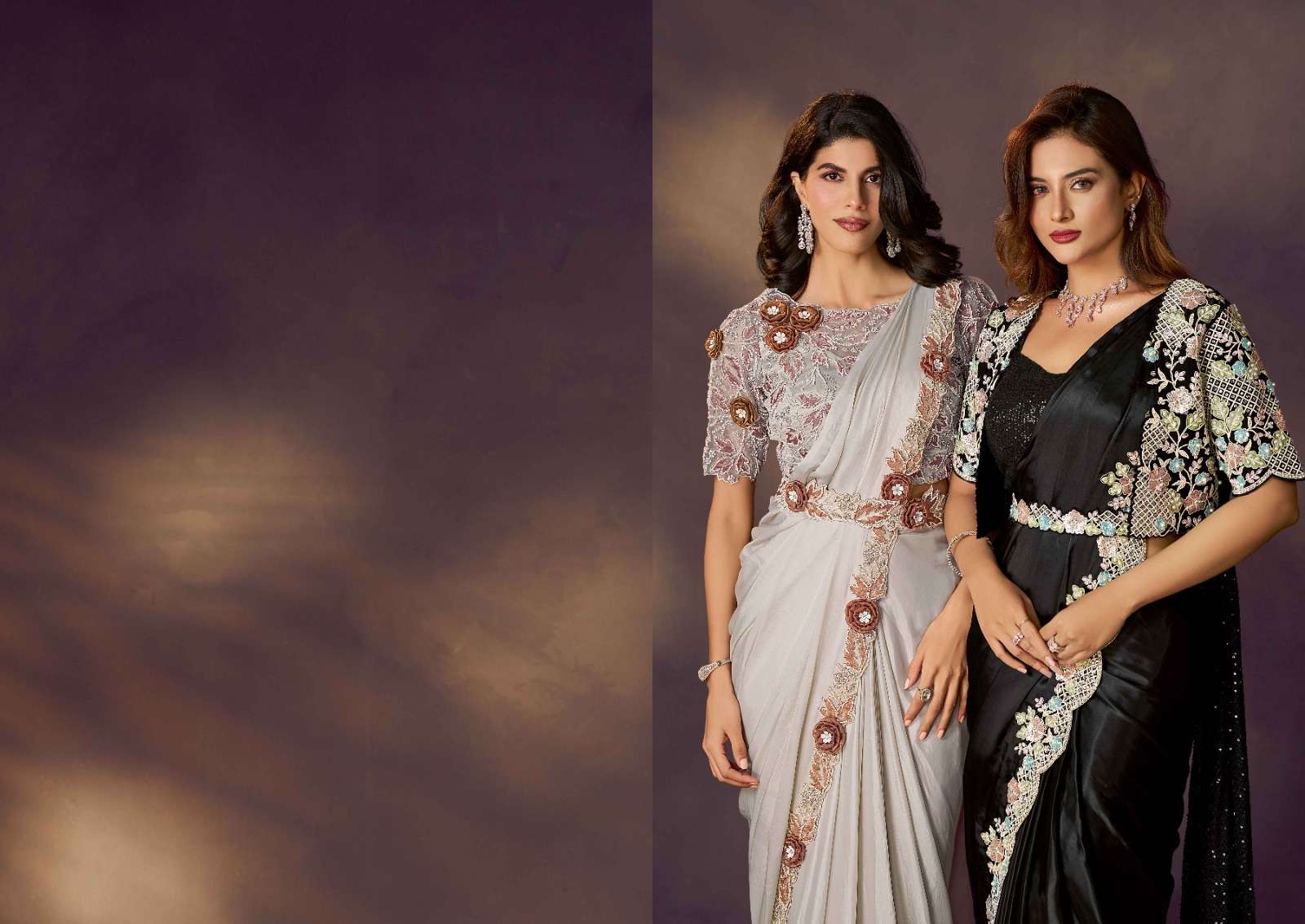 Mahotsav Presents Mohmanthan 25900 Series Celeste Exclusive Designer Ready To Wear Sarees Catalog Wholesaler And Exporter 