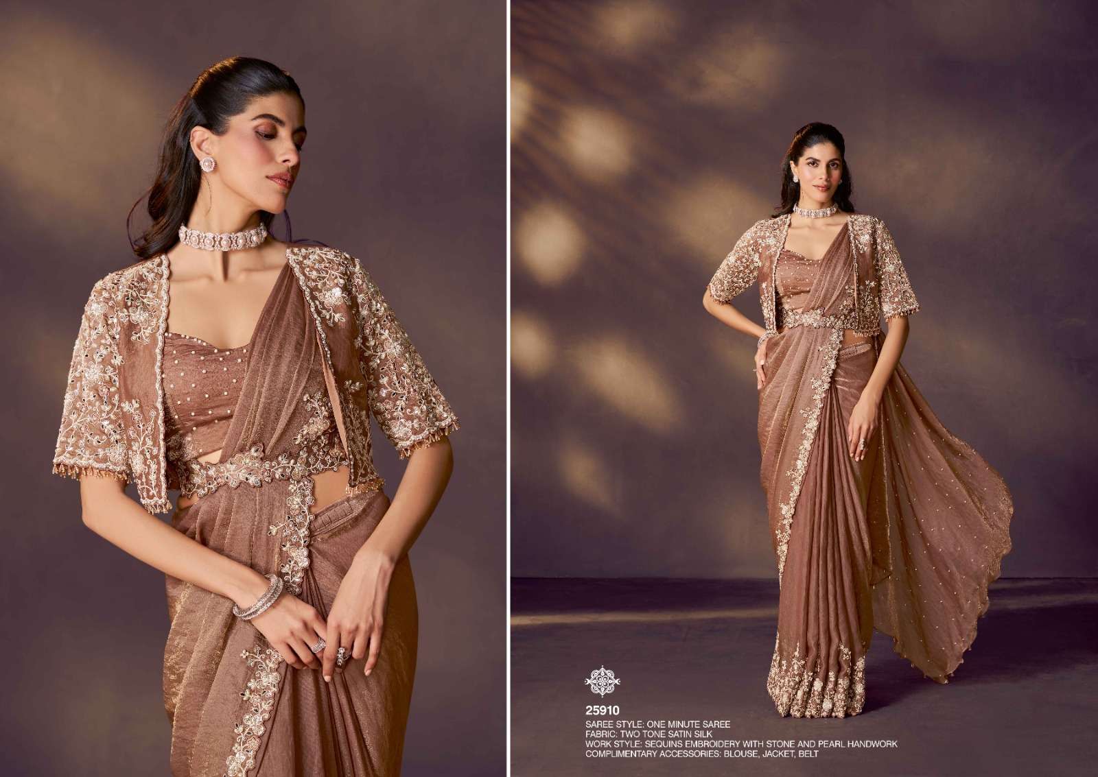 Mahotsav Presents Mohmanthan 25900 Series Celeste Exclusive Designer Ready To Wear Sarees Catalog Wholesaler And Exporter 