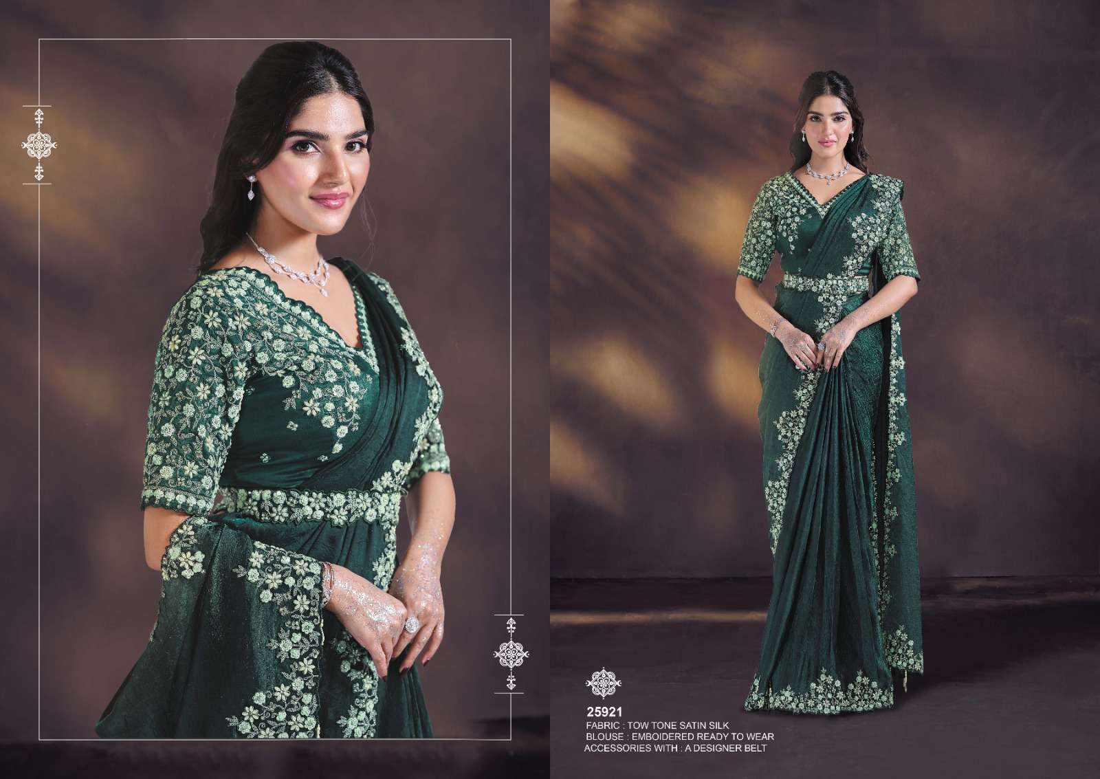 Mahotsav Presents Mohmanthan 25900 Series Celeste Exclusive Designer Ready To Wear Sarees Catalog Wholesaler And Exporter 