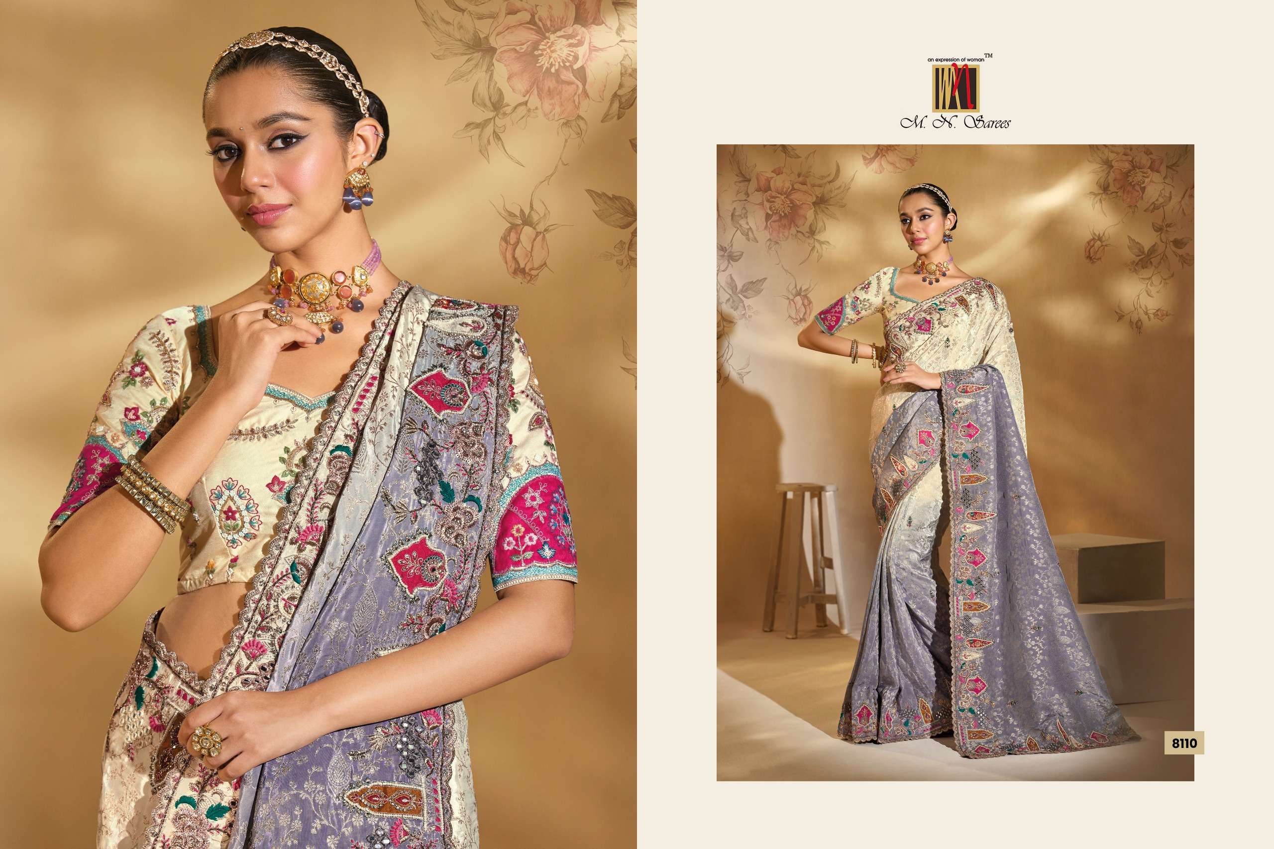 MN PRESENTS SHAHI POSHAK VOL-6 FANCY WEDDING WEAR AND FUNCTION WEAR SAREES CATALOG WHOLESLAER AND EXPORTER 