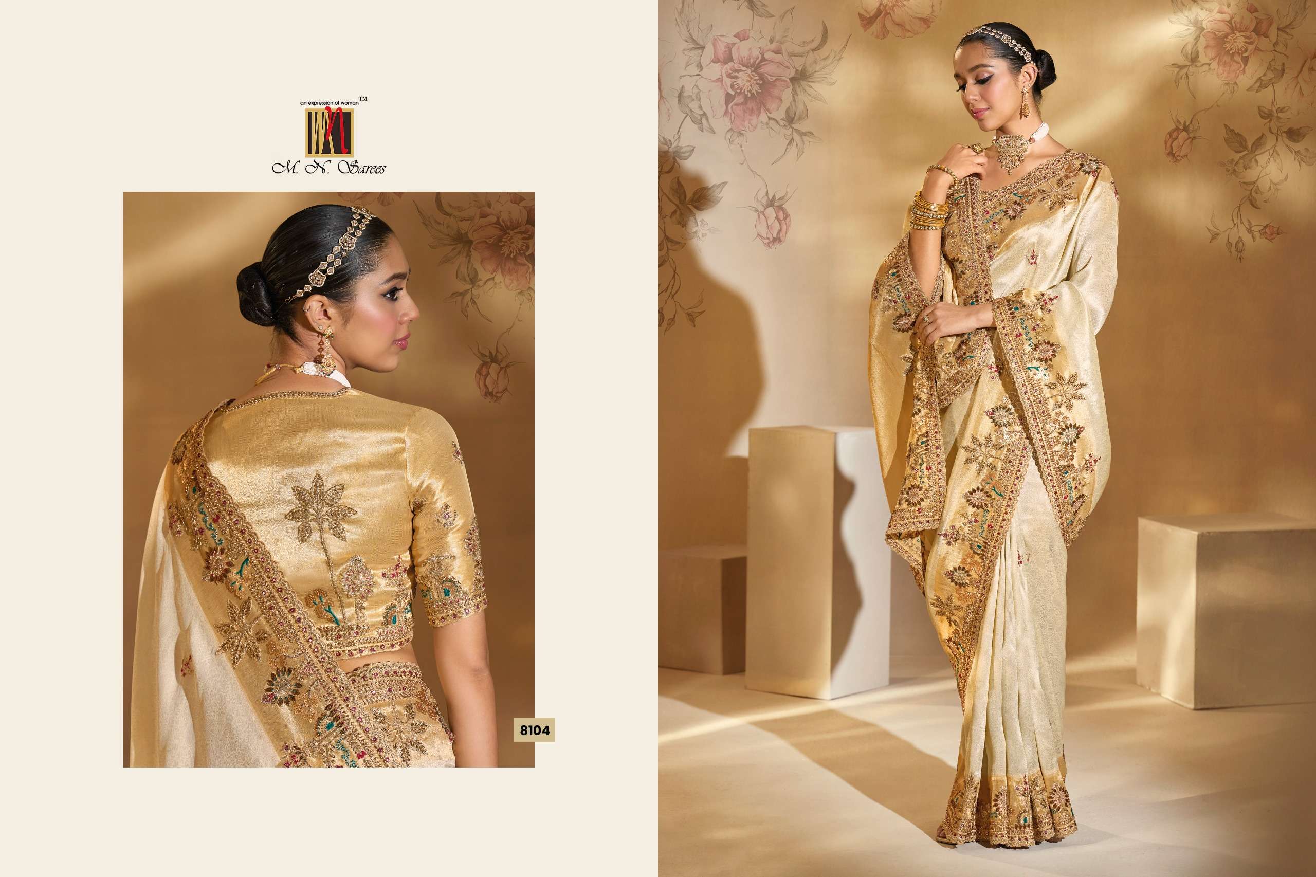 MN PRESENTS SHAHI POSHAK VOL-6 FANCY WEDDING WEAR AND FUNCTION WEAR SAREES CATALOG WHOLESLAER AND EXPORTER 