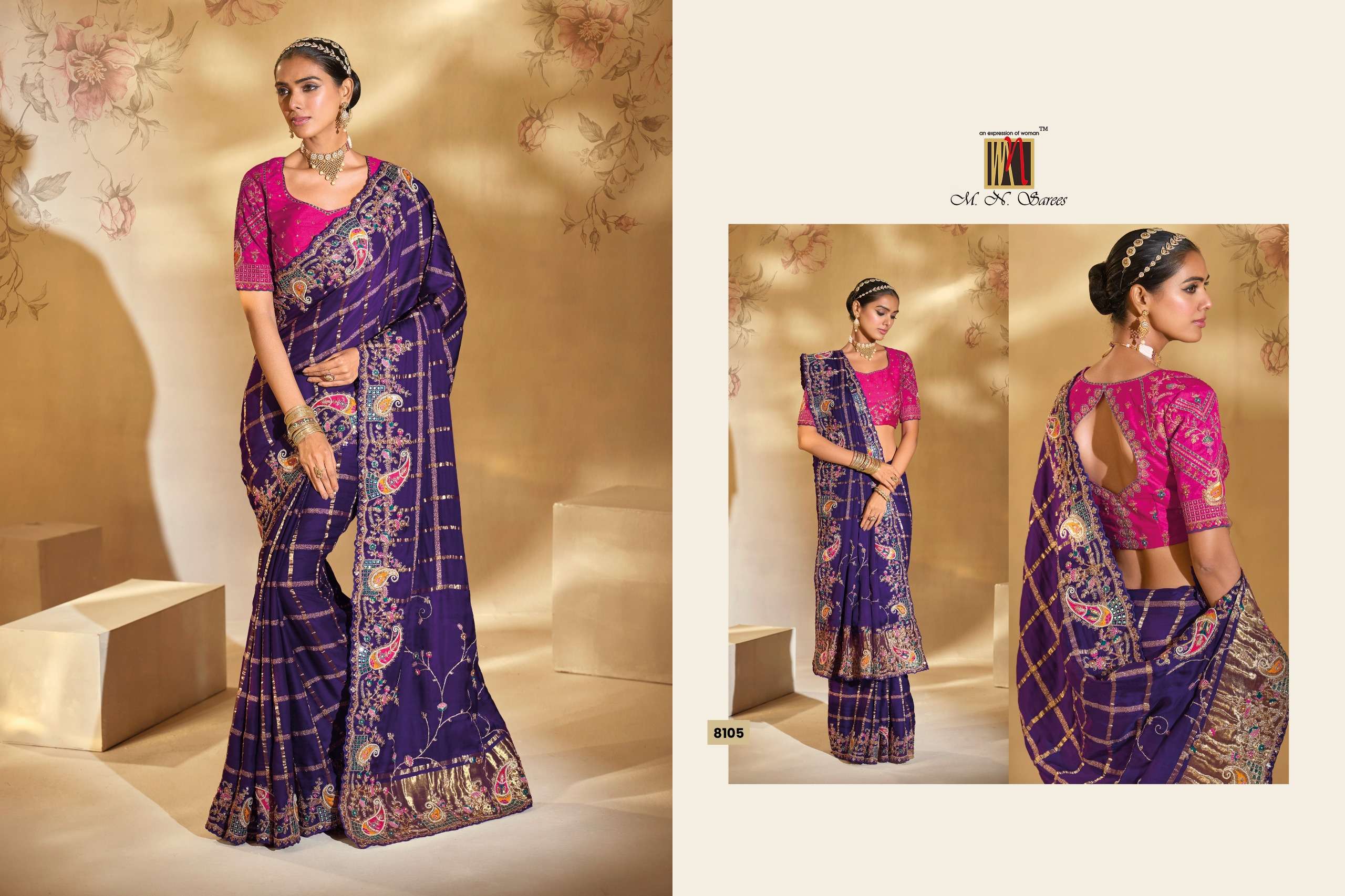 MN PRESENTS SHAHI POSHAK VOL-6 FANCY WEDDING WEAR AND FUNCTION WEAR SAREES CATALOG WHOLESLAER AND EXPORTER 