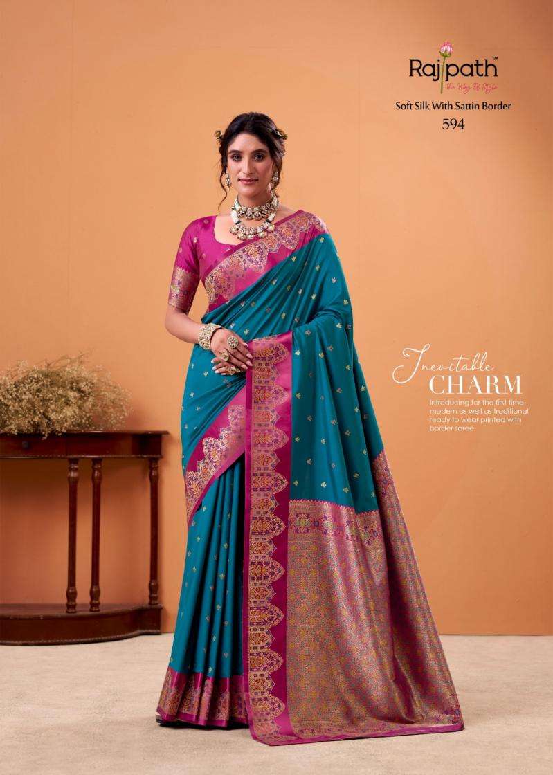 Rajpath Presents Taapi Ghat Satin Silk Traditional Sarees Perfect For Festivals Catalog Wholesaler And Exporter In Surat