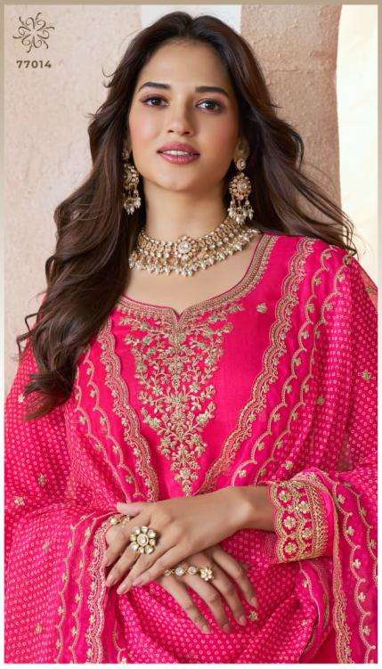 Vinay Presents Kuleesh Bhavya Moga Silk Party Wear Suits For Women Catalog Wholesaler And Exporter 