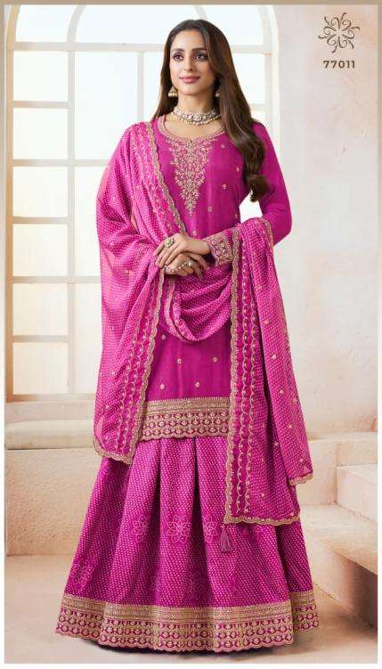 Vinay Presents Kuleesh Bhavya Moga Silk Party Wear Suits For Women Catalog Wholesaler And Exporter 