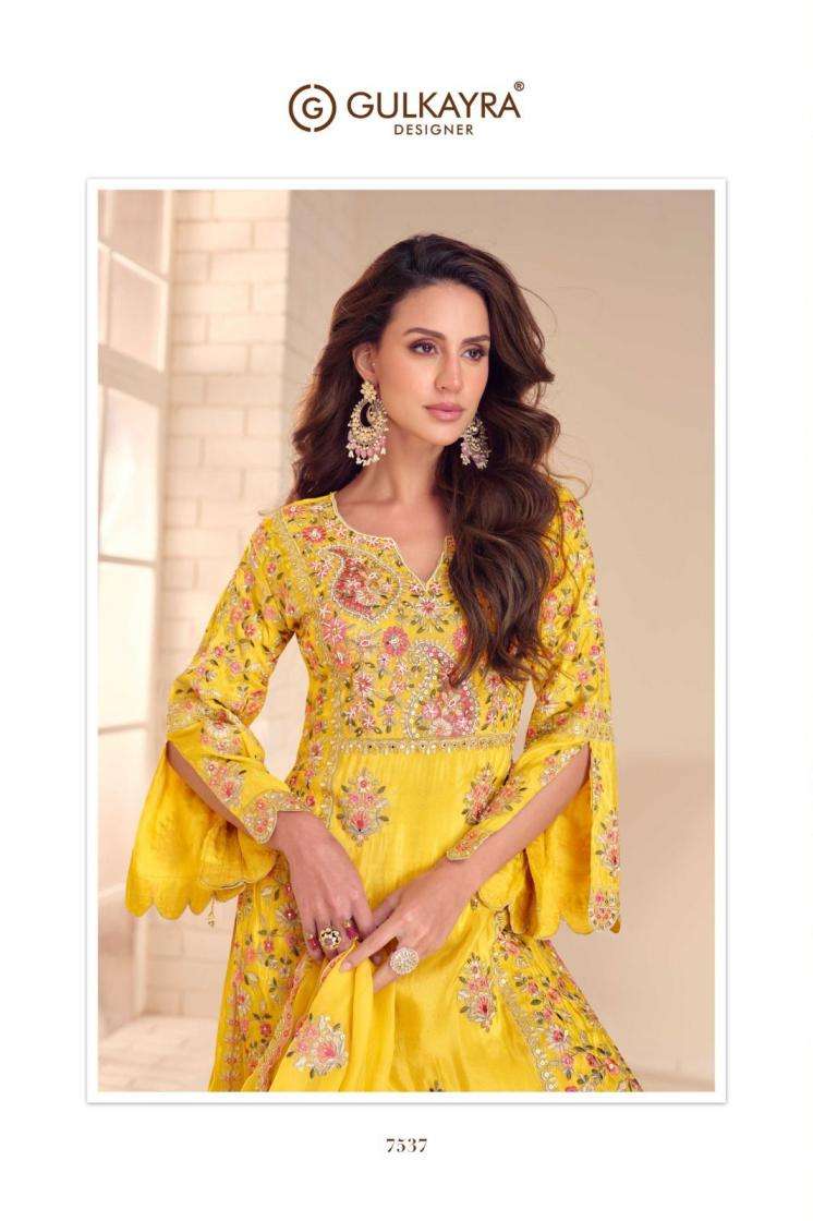 Gulkayra Designer Presents Mariya Fully Stitch Simar Occasion Wear Plazzo Kurti With Dupatta Catalog Wholesaler And Exporter 