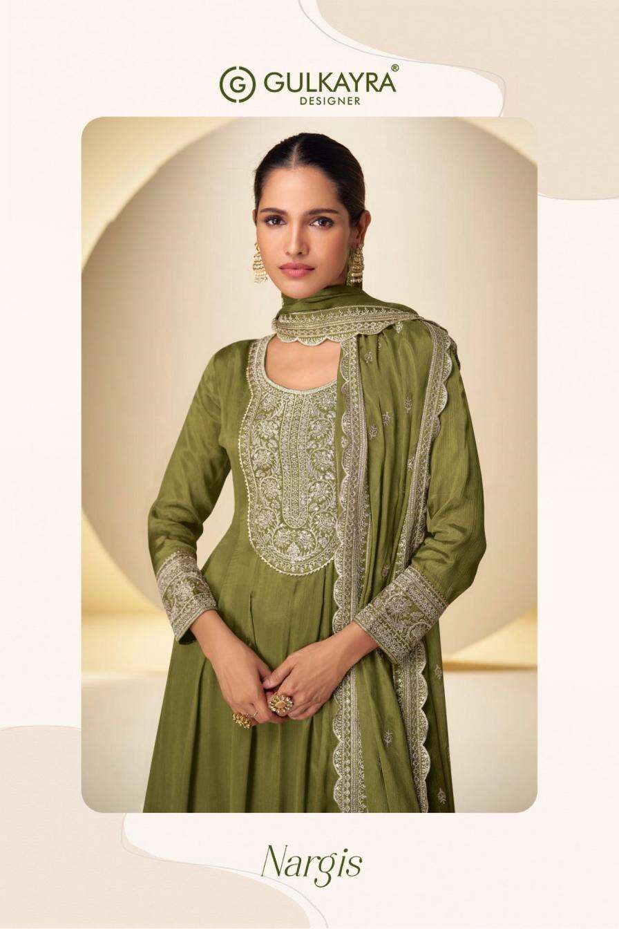 Gulkayra Designer Presents Nargis Fully Stitch Attractive Chinon Plazzo Kurti With Dupatta Catalog Wholesaler And Exporter 