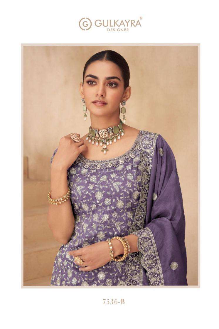 Gulkayra Designer Presents Suhana Fully Stitch Exclusicve Simar Silk Plazzo Dress Catalog Wholesaler And Exporter 