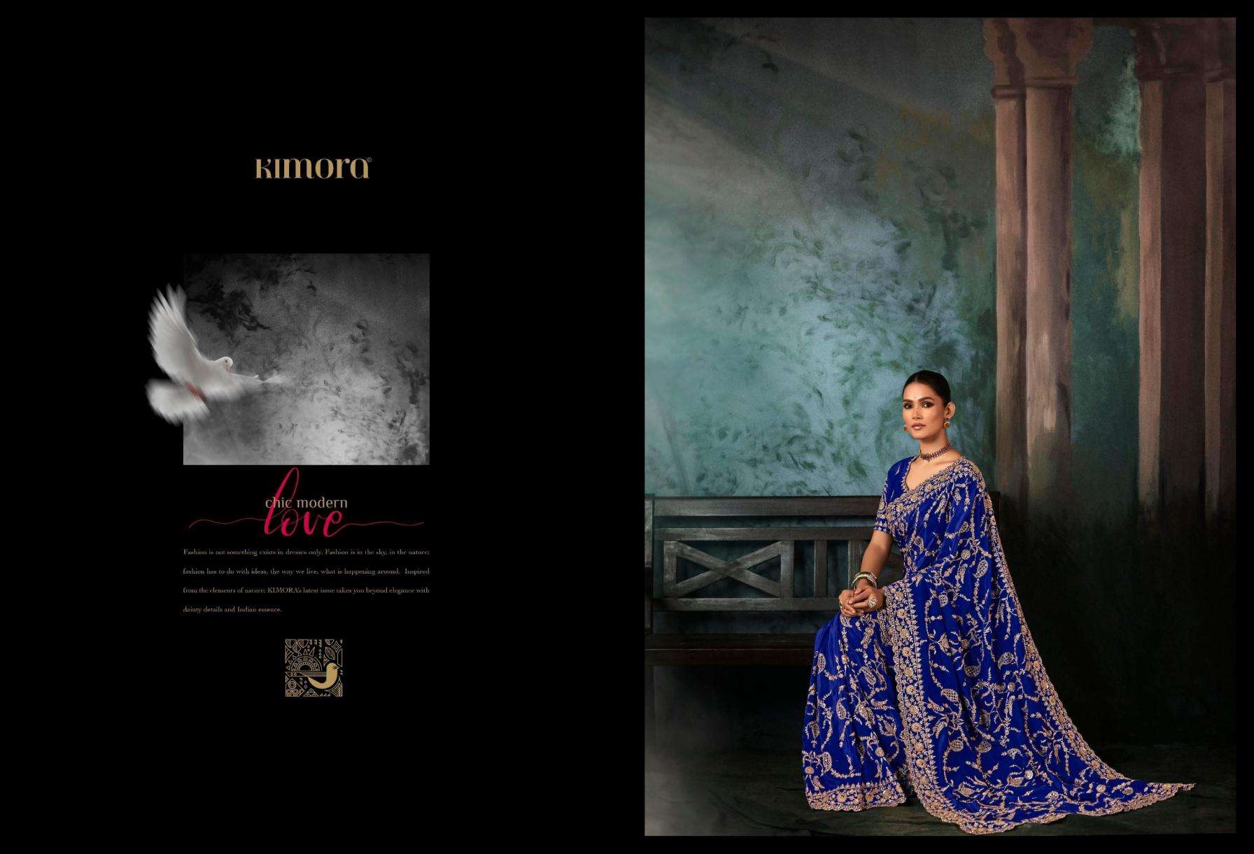 Kimora Presents Bridal Premium Fancy Traditional Saree For Womens Catalog Wholesaler And Exporter 