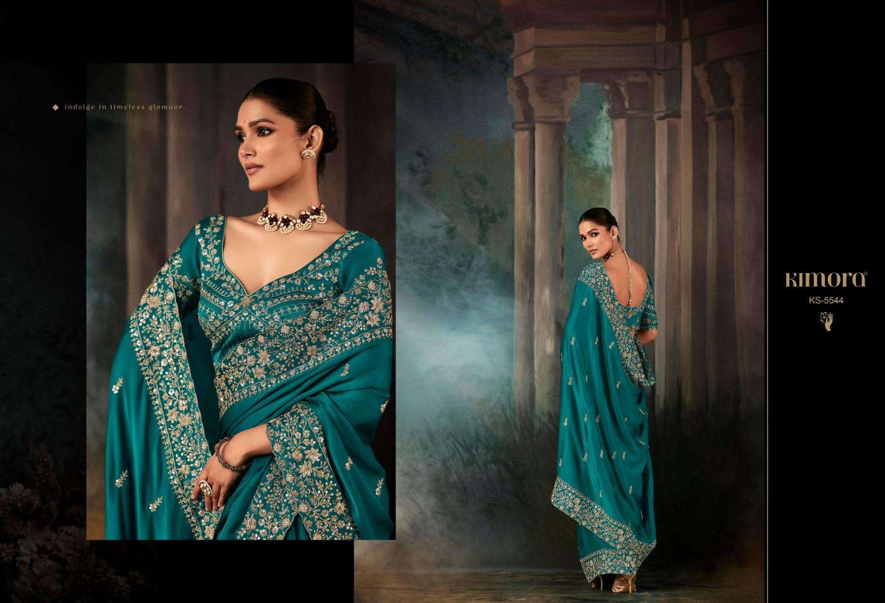 Kimora Presents Bridal Premium Fancy Traditional Saree For Womens Catalog Wholesaler And Exporter 