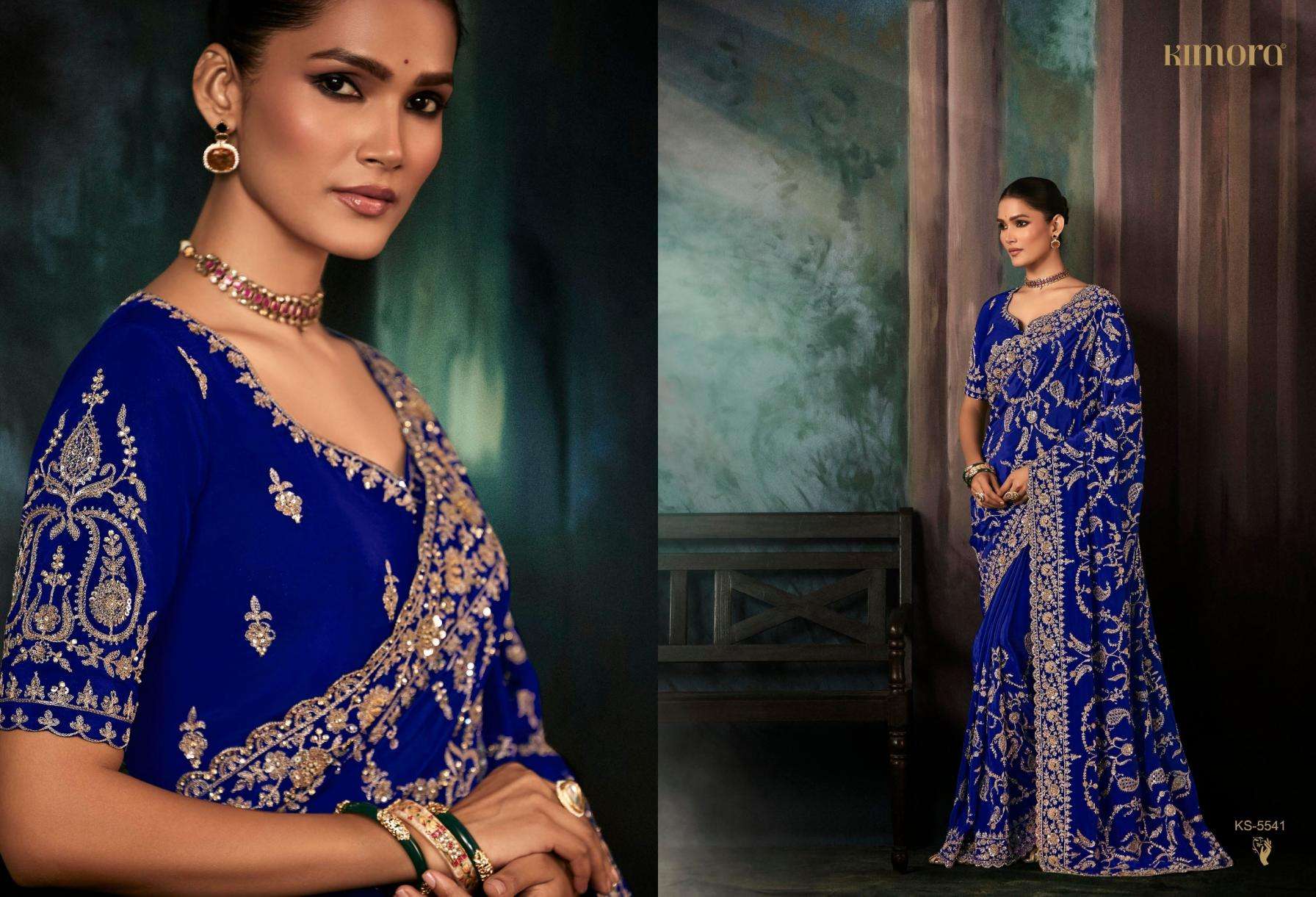 Kimora Presents Bridal Premium Fancy Traditional Saree For Womens Catalog Wholesaler And Exporter 