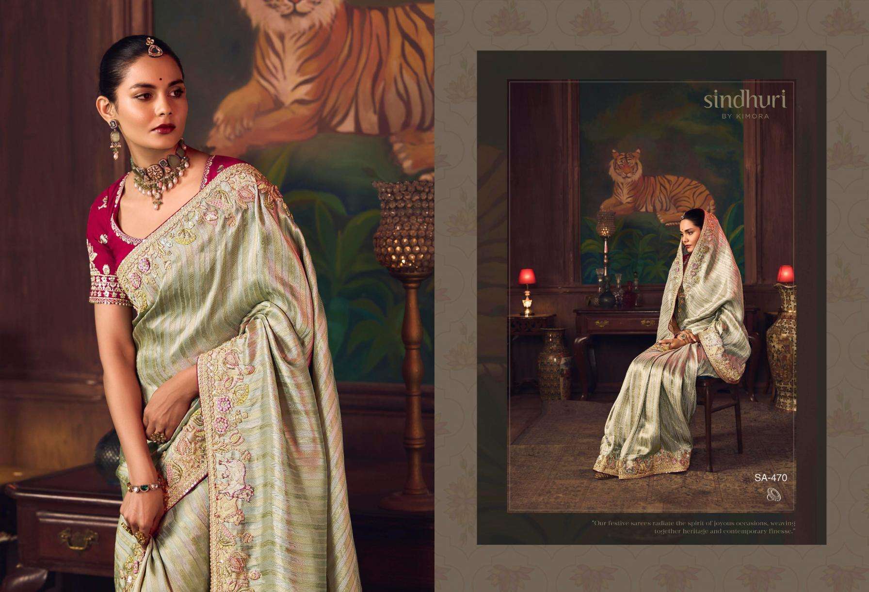 Kimora Presents Shagun Exclusive Designer Sarees For Every Occasion Catalog Wholesaler and exporter 