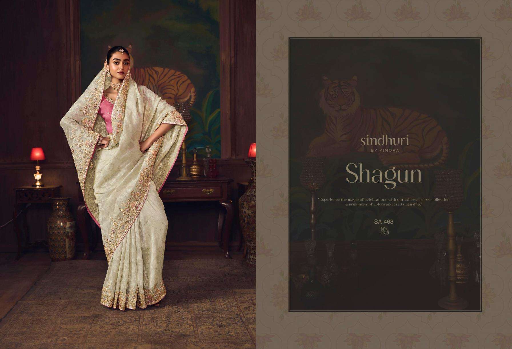 Kimora Presents Shagun Exclusive Designer Sarees For Every Occasion Catalog Wholesaler and exporter 