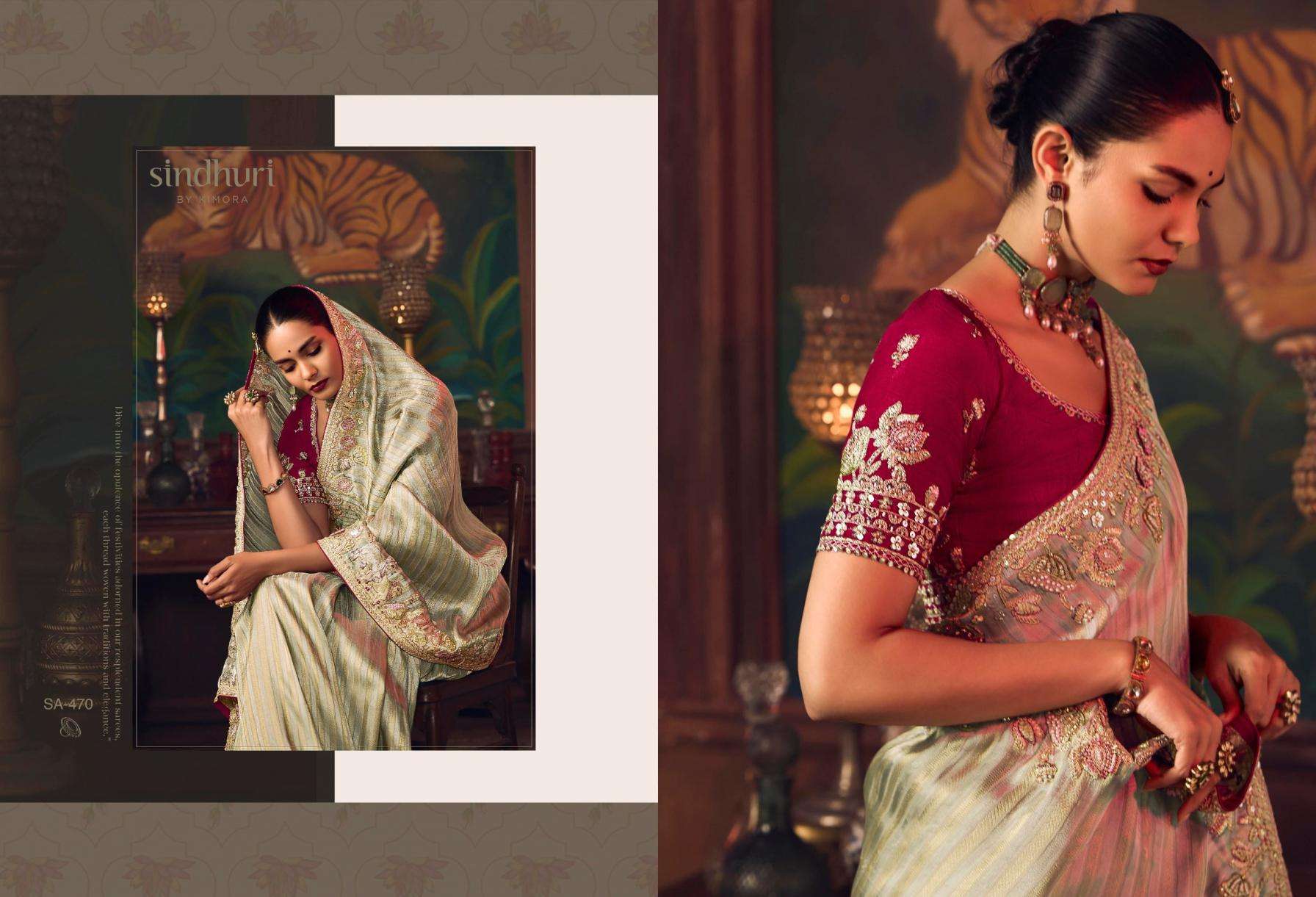Kimora Presents Shagun Exclusive Designer Sarees For Every Occasion Catalog Wholesaler and exporter 