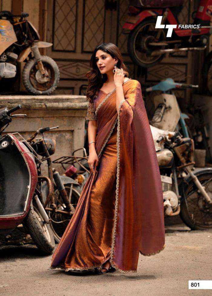 Lt Fashion Presents Magnolia Vol-8 Unique Malai Silk Sarees Catalog Wholersaler And Exporter In Surat