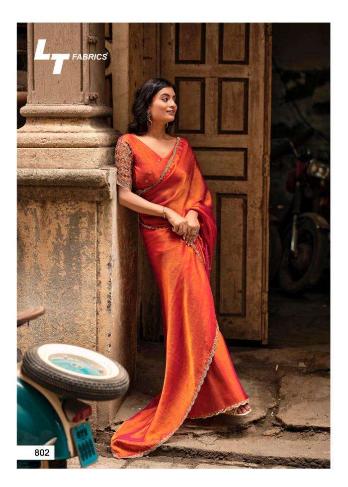 Lt Fashion Presents Magnolia Vol-8 Unique Malai Silk Sarees Catalog Wholersaler And Exporter In Surat
