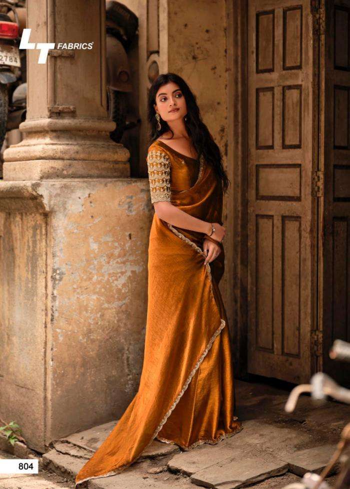 Lt Fashion Presents Magnolia Vol-8 Unique Malai Silk Sarees Catalog Wholersaler And Exporter In Surat