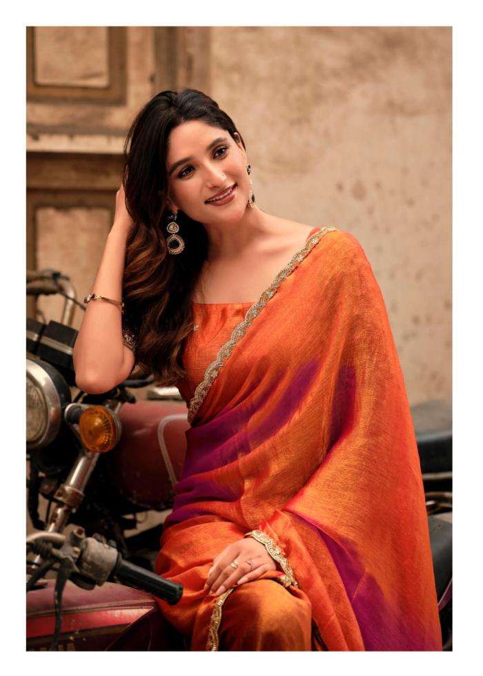 Lt Fashion Presents Magnolia Vol-8 Unique Malai Silk Sarees Catalog Wholersaler And Exporter In Surat