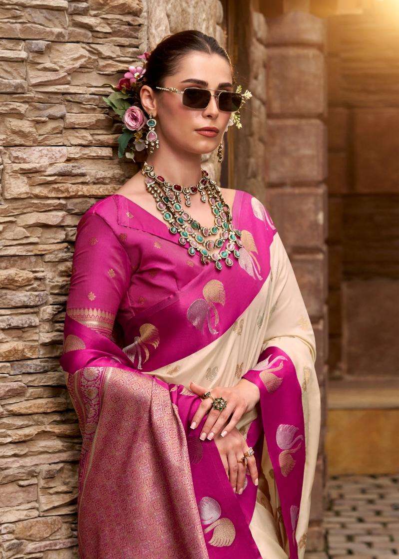 Rajpath Presents Sindhu Ghat Traditional Satin Silk Sarees Catalog Wholesaler And Exporter In Surat