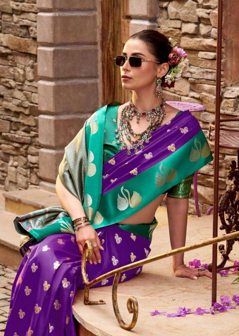 Rajpath Presents Sindhu Ghat Traditional Satin Silk Sarees Catalog Wholesaler And Exporter In Surat