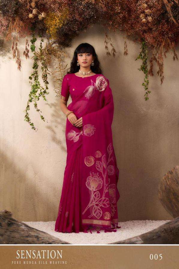 Rajtex Presents Sensation Munga Silk Amazing Saree For Womens Catalog Wholesaler And Exporter