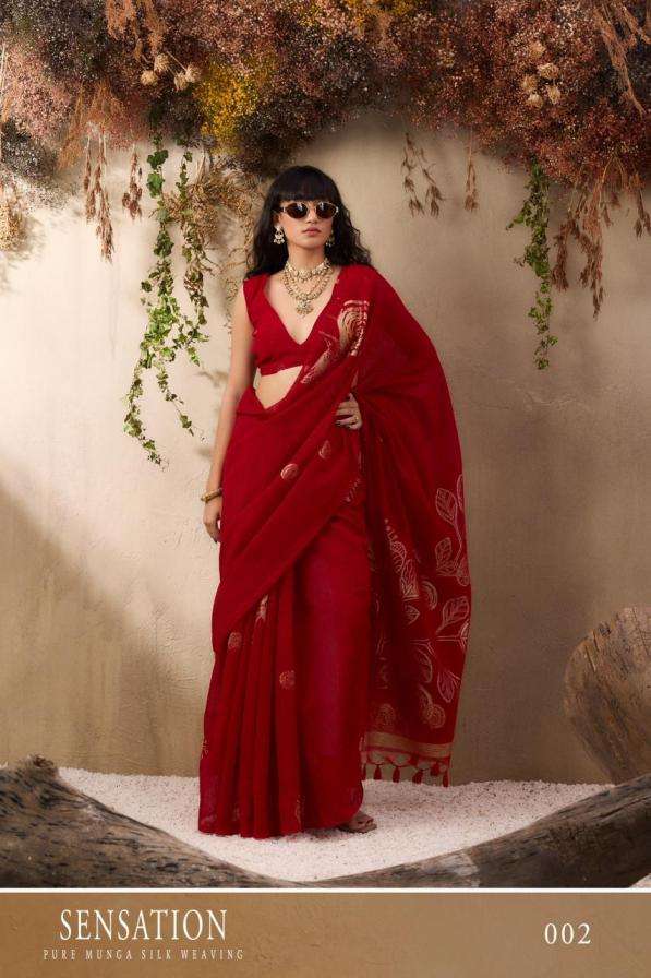 Rajtex Presents Sensation Munga Silk Amazing Saree For Womens Catalog Wholesaler And Exporter