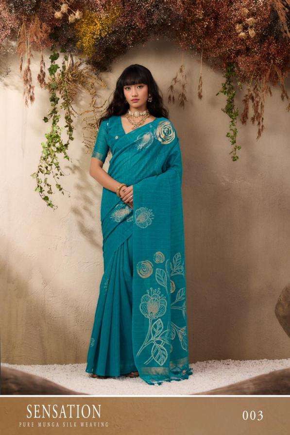 Rajtex Presents Sensation Munga Silk Amazing Saree For Womens Catalog Wholesaler And Exporter