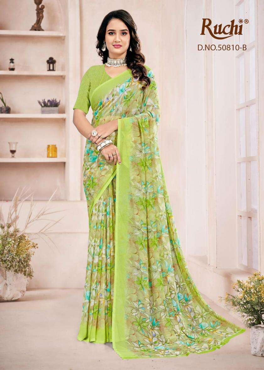 ruchi presents ragaa georgette vol 27 casual wear sarees catalog