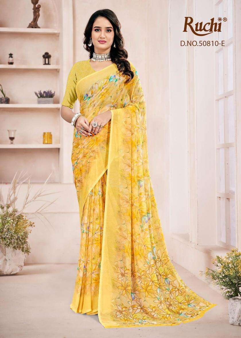 ruchi presents ragaa georgette vol 27 casual wear sarees catalog