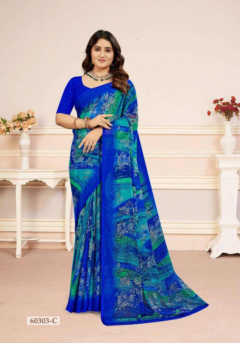 Ruchi Presents Star Chiffon Vol -218 Shop Trendy Chiffon Sarees Catalog Wholesaler And Exporter In Surat 