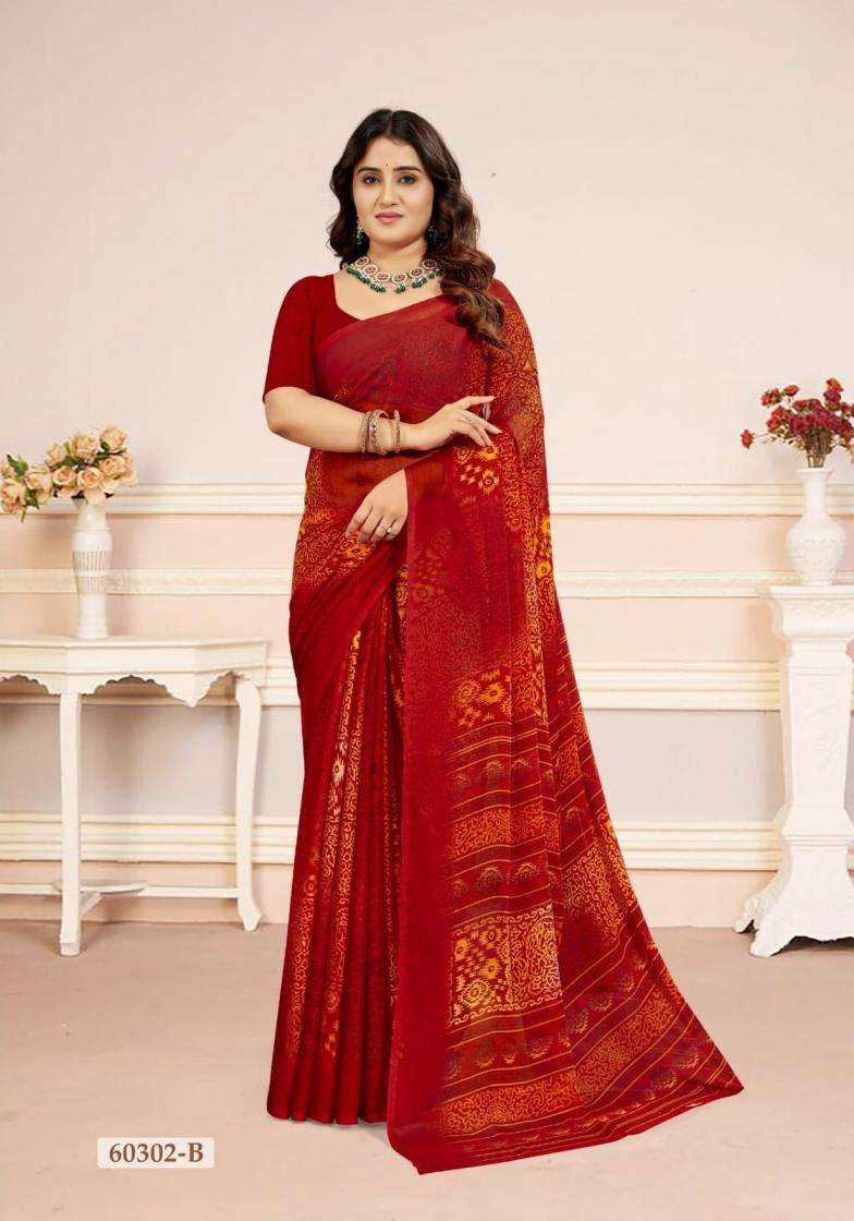 Ruchi Presents Star Chiffon Vol -218 Shop Trendy Chiffon Sarees Catalog Wholesaler And Exporter In Surat 