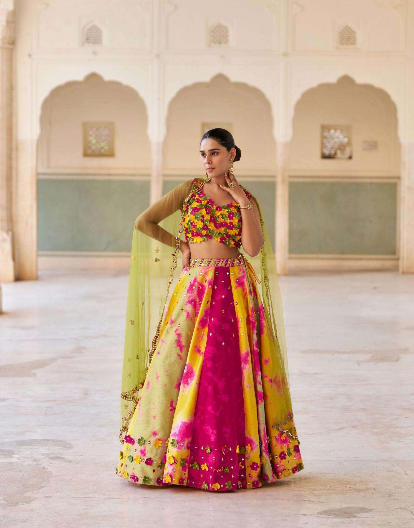 Sayuri Designer Presents Qayaamat Readymade Exclusive Chinon Wedding Lehengas Catalog Wholesaler And Exporter In Surat