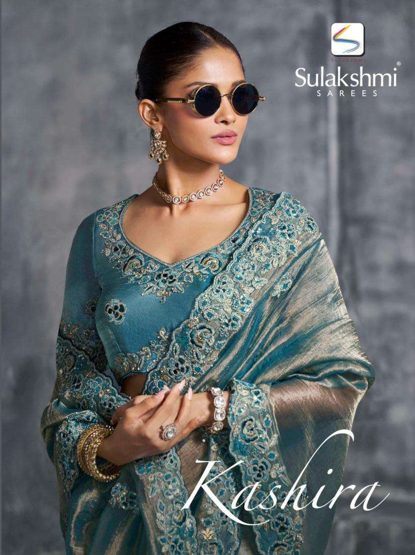 Sulakshmi Presents Kashira 4401-4412 Rangoli Satin Occasion Wear Sarees Catalog Wholesaler And Exporter 