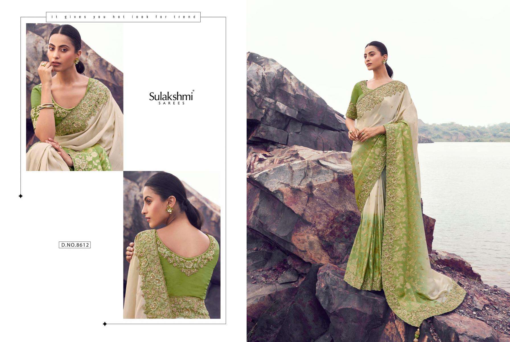Sulakshmi Presents Varenya Tissue Silk With Jacquard Occasion Wear Sarees Catalog Wholesaler And Exporter In Surat