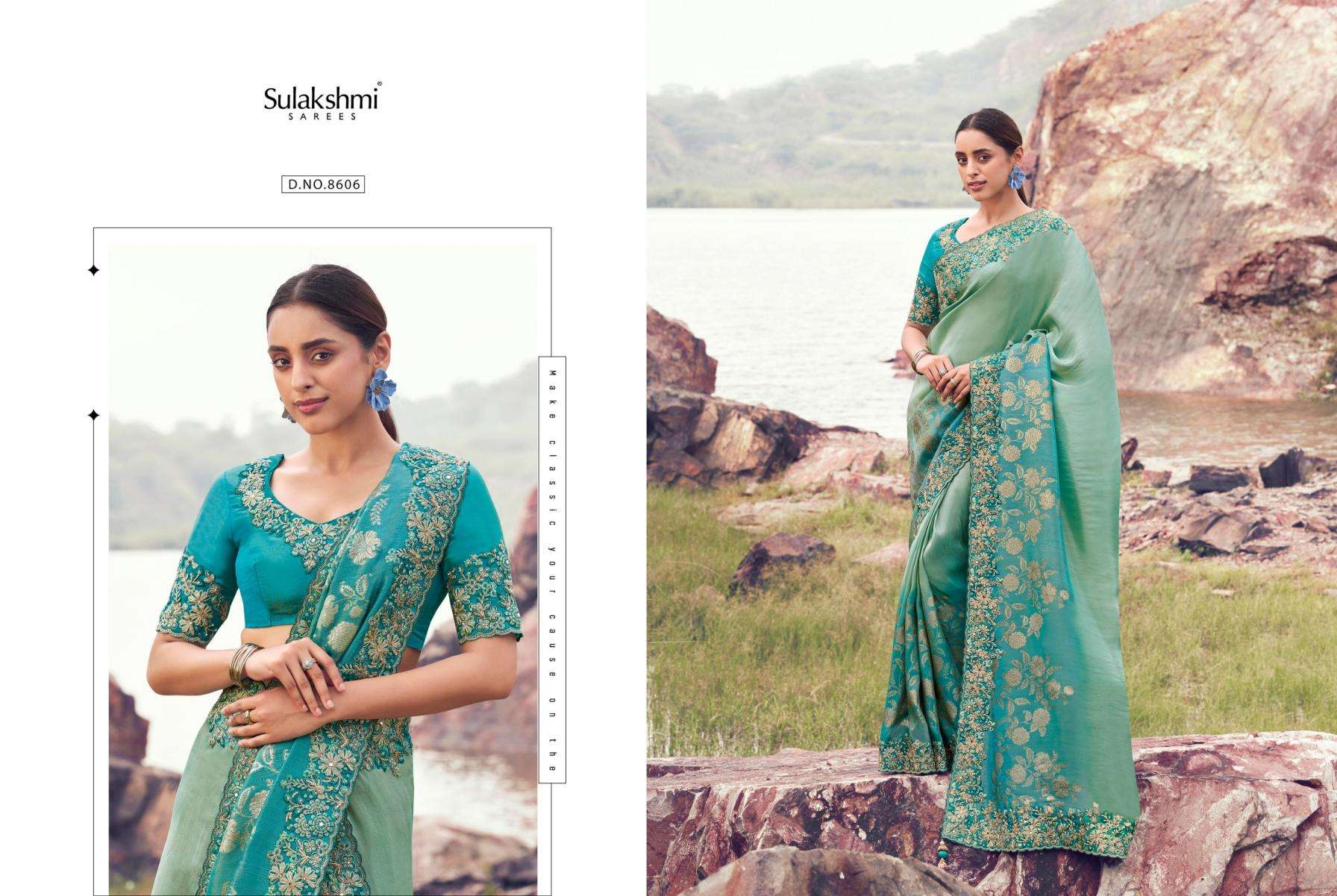 Sulakshmi Presents Varenya Tissue Silk With Jacquard Occasion Wear Sarees Catalog Wholesaler And Exporter In Surat