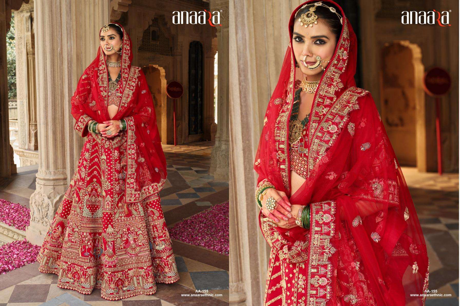 Tathastu Presents Anaara 152-164 Silk Engagement Lehenga For Bride Catalog Wholesaler And Exporter