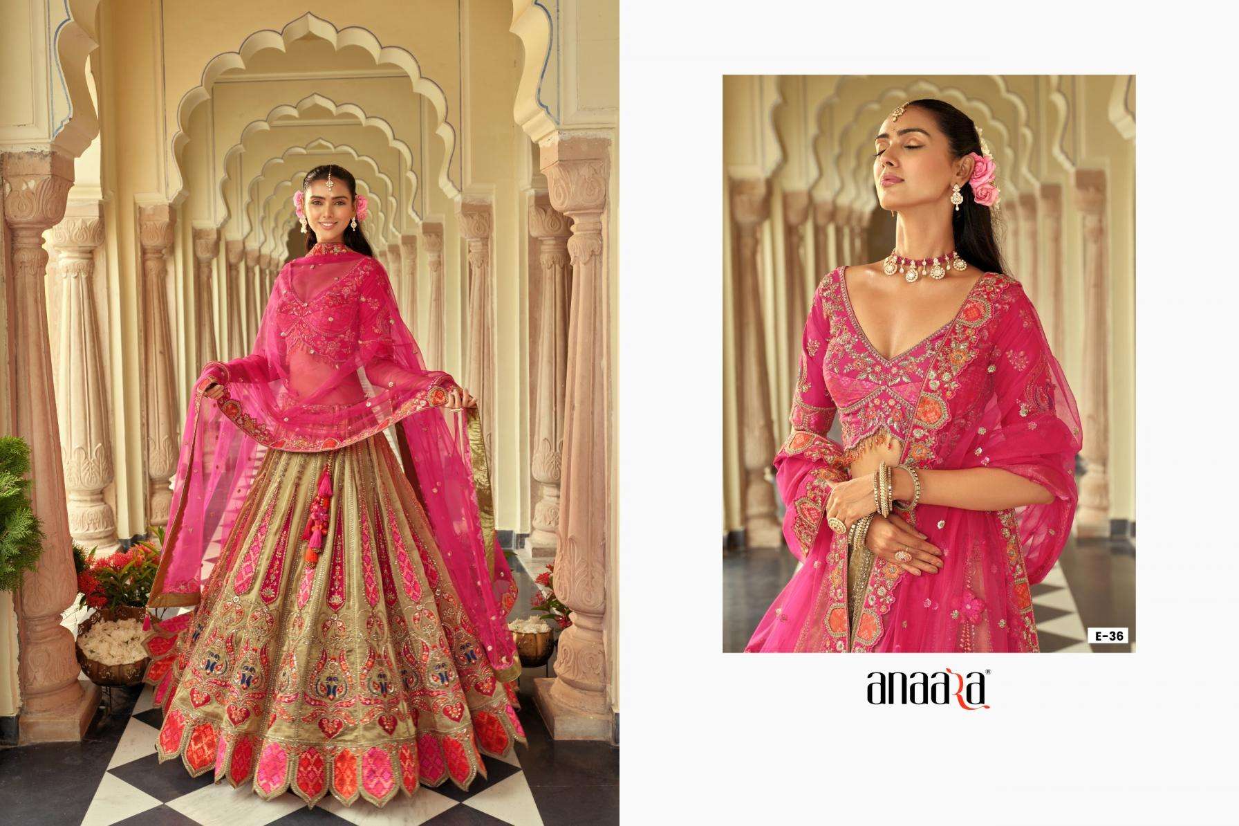 Tathastu Presents Anaara 31-40 Readymade Engagement Lehenga For Bride Catalog Wholesaler And Exporter 