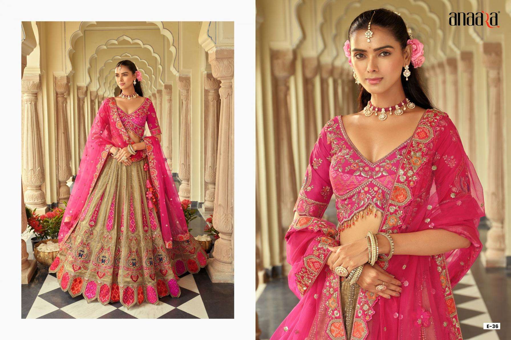 Tathastu Presents Anaara 31-40 Readymade Engagement Lehenga For Bride Catalog Wholesaler And Exporter 