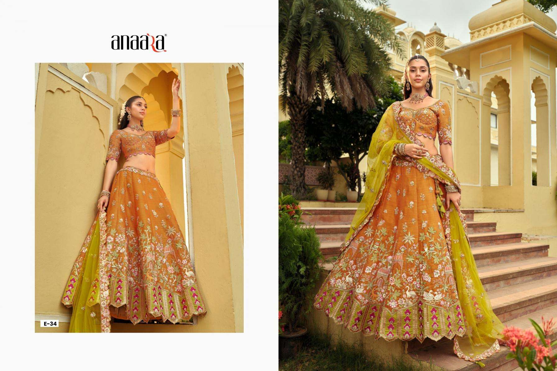 Tathastu Presents Anaara 31-40 Readymade Engagement Lehenga For Bride Catalog Wholesaler And Exporter 