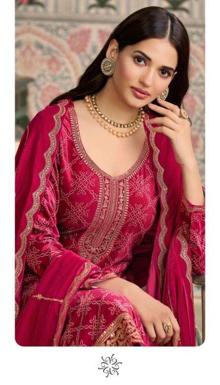 Vinay Presents Mrinal Premium Velvet Classy Look Unstitch Salwar Suits Catalog Wholesaler And Exporter 