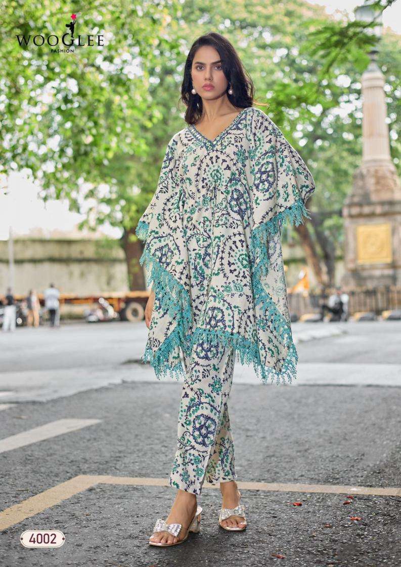 Wooglee Presents Sakira Cotton Flex Readymade Classic Co-Ord Catalog Wholesaler And Exporter 